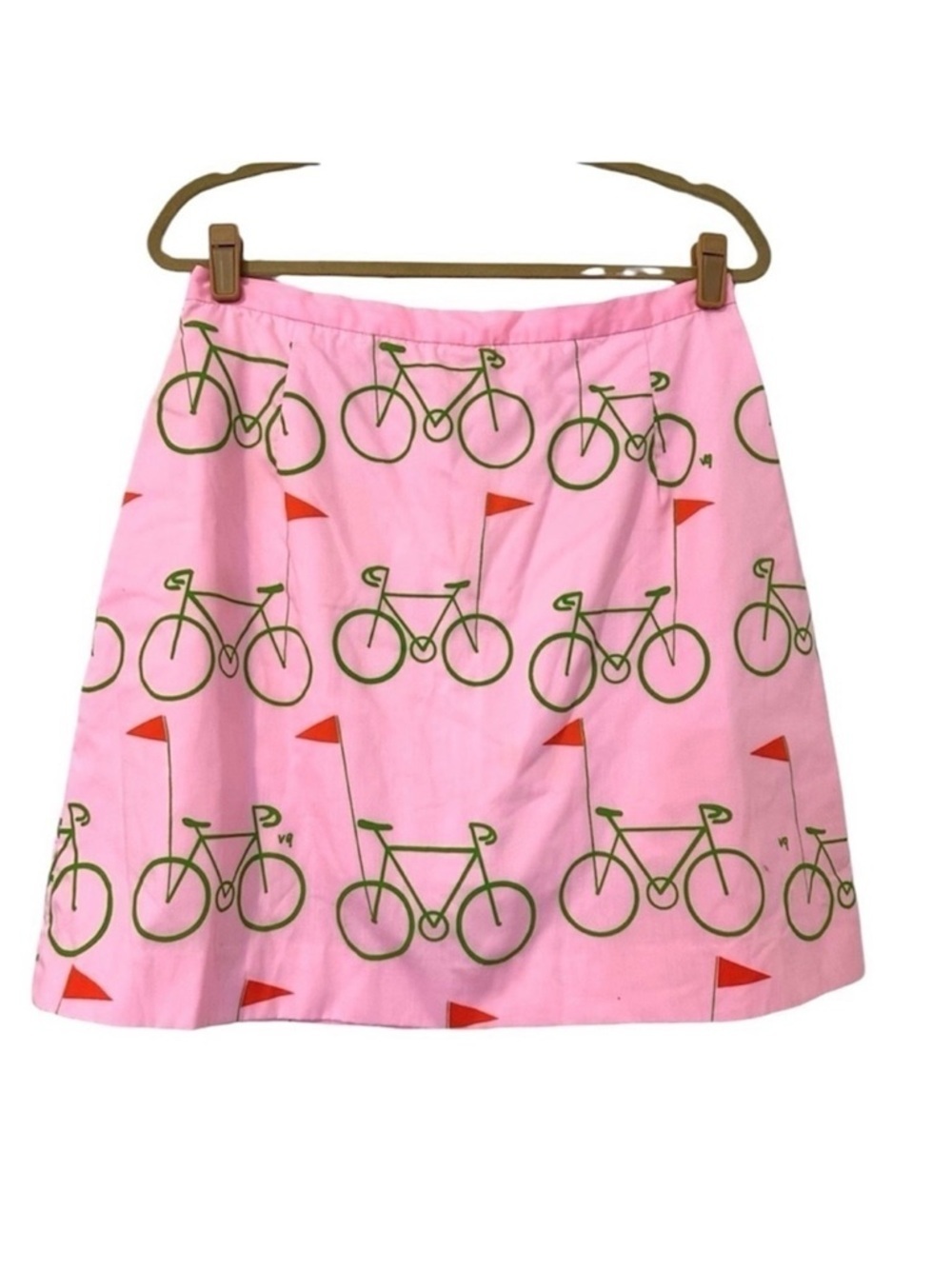 The Vested Gentress Bicycle Print Novelty Skort